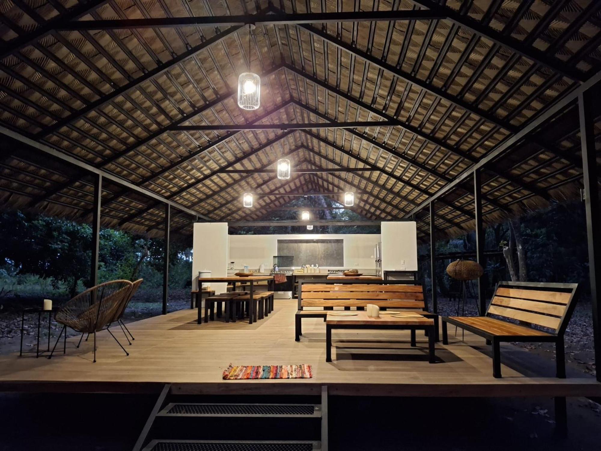 Four Monkeys Eco Lodge - Jungle & Beach Cabo Matapalo Bagian luar foto